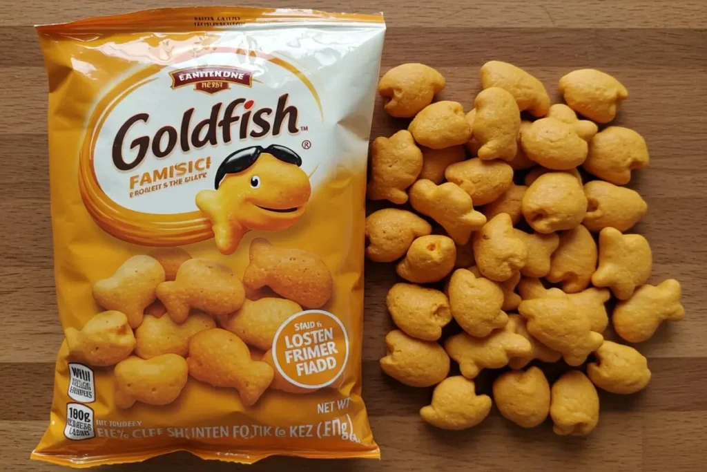 Gluten-free Goldfish crackers in a bowl, perfect for those with dietary restrictions.